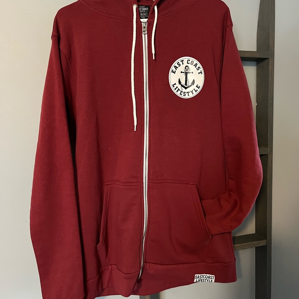 East Coast Lifestyle Red Hoodie